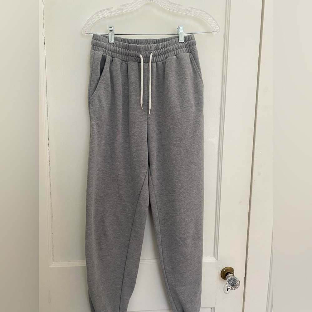 Grey sweatpants